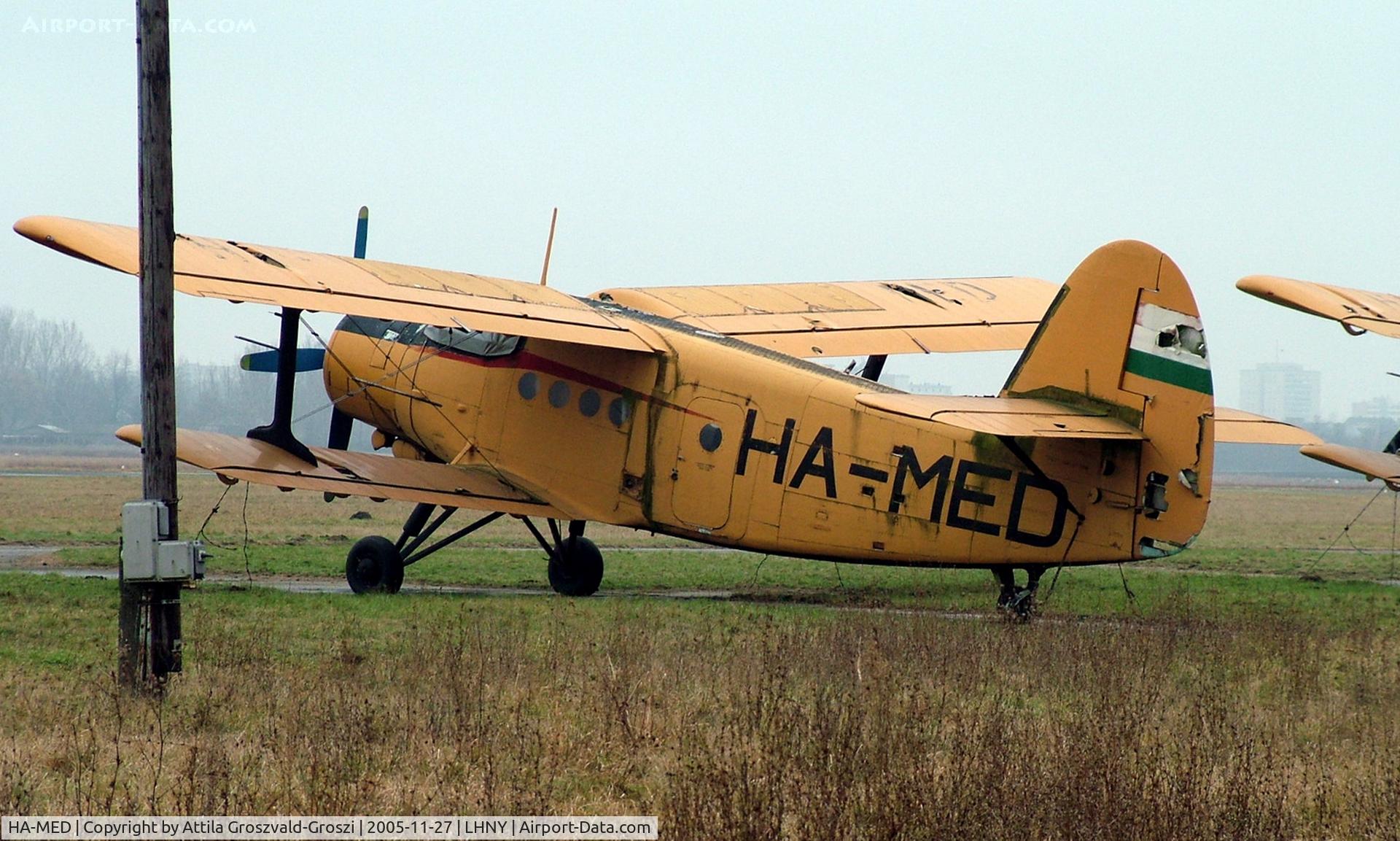 HA-MED, 1980 PZL-Mielec An-2R C/N 1G187-29, Nyíregyháza Airport, Hungary