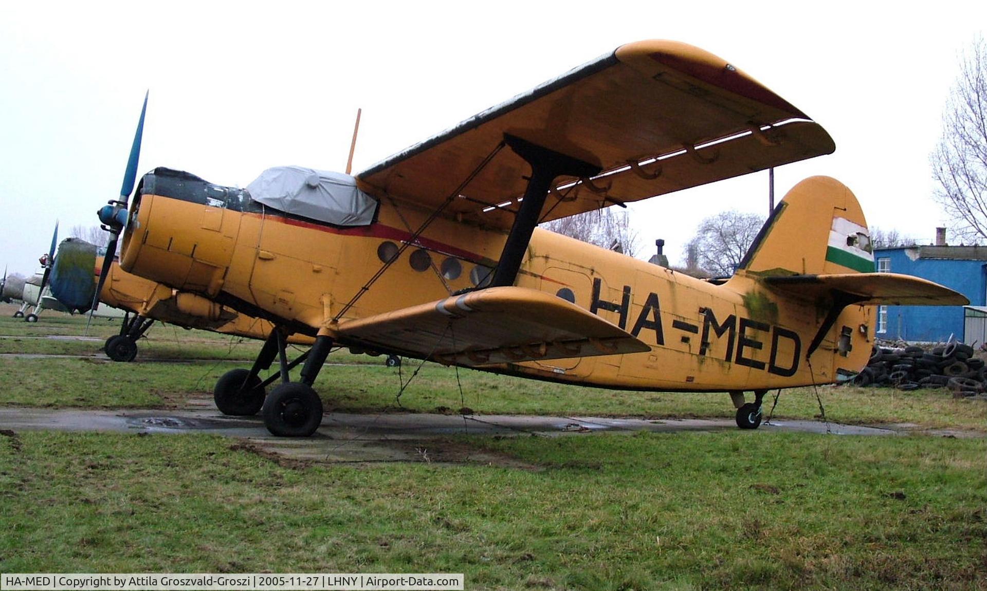 HA-MED, 1980 PZL-Mielec An-2R C/N 1G187-29, Nyíregyháza Airport, Hungary