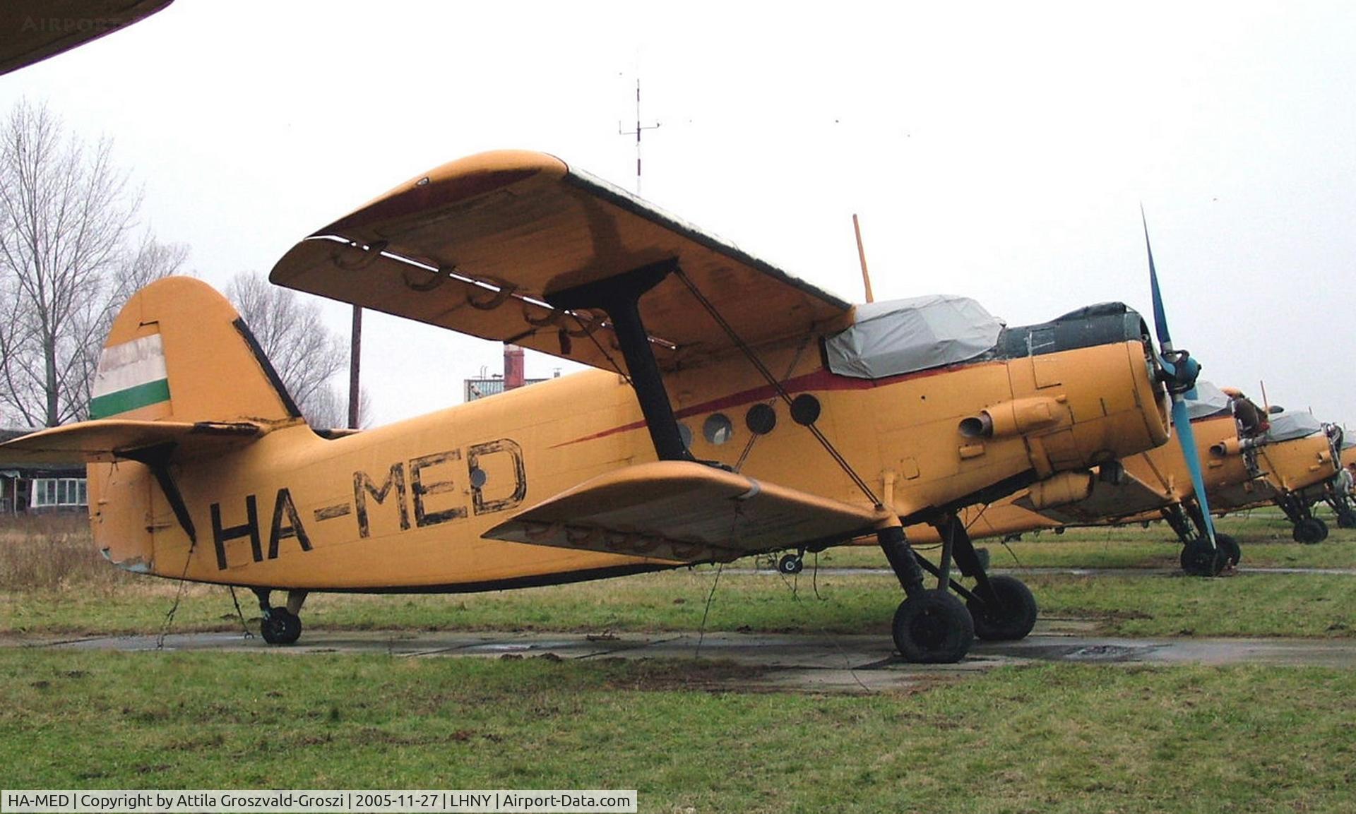 HA-MED, 1980 PZL-Mielec An-2R C/N 1G187-29, Nyíregyháza Airport, Hungary