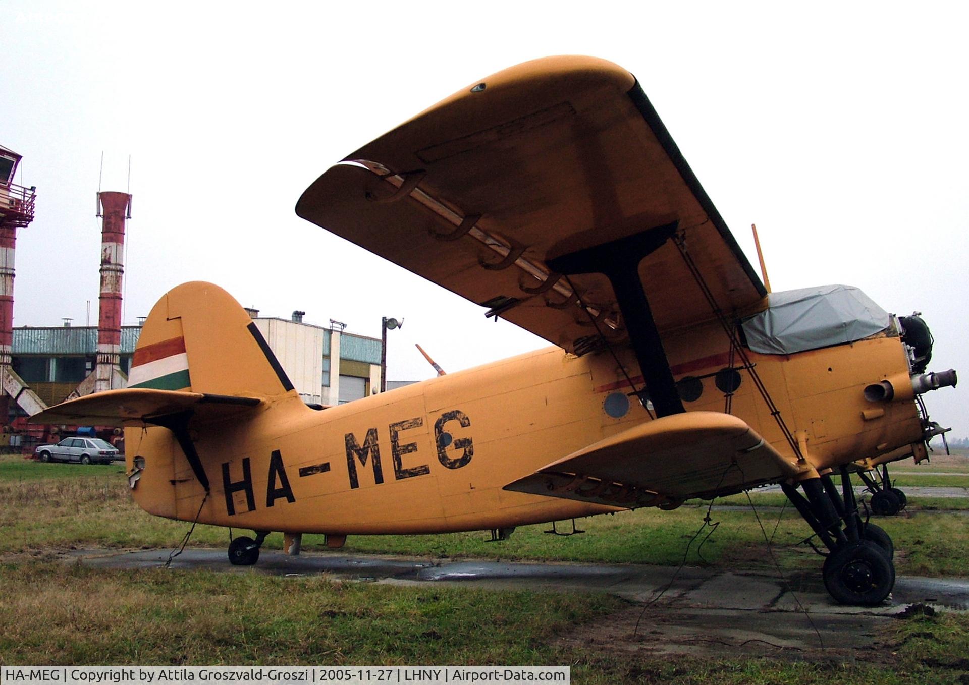HA-MEG, 1980 PZL-Mielec An-2R C/N 1G187-31, Nyíregyháza Airport, Hungary