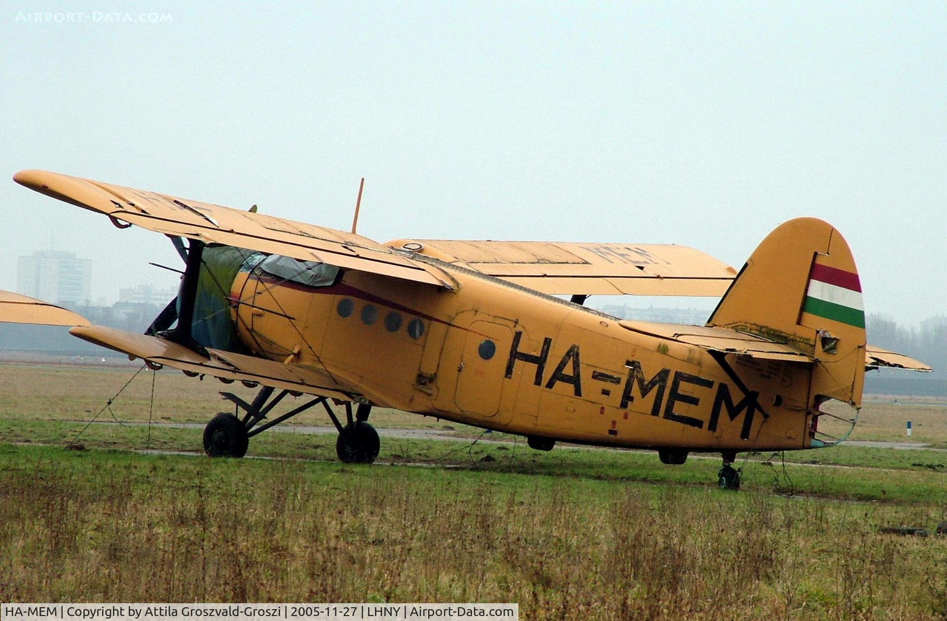 HA-MEM, 1980 PZL-Mielec An-2R C/N 1G190-22, Nyíregyháza Airport, Hungary
