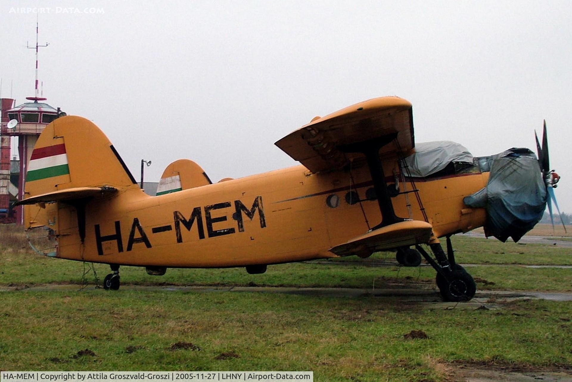 HA-MEM, 1980 PZL-Mielec An-2R C/N 1G190-22, Nyíregyháza Airport, Hungary