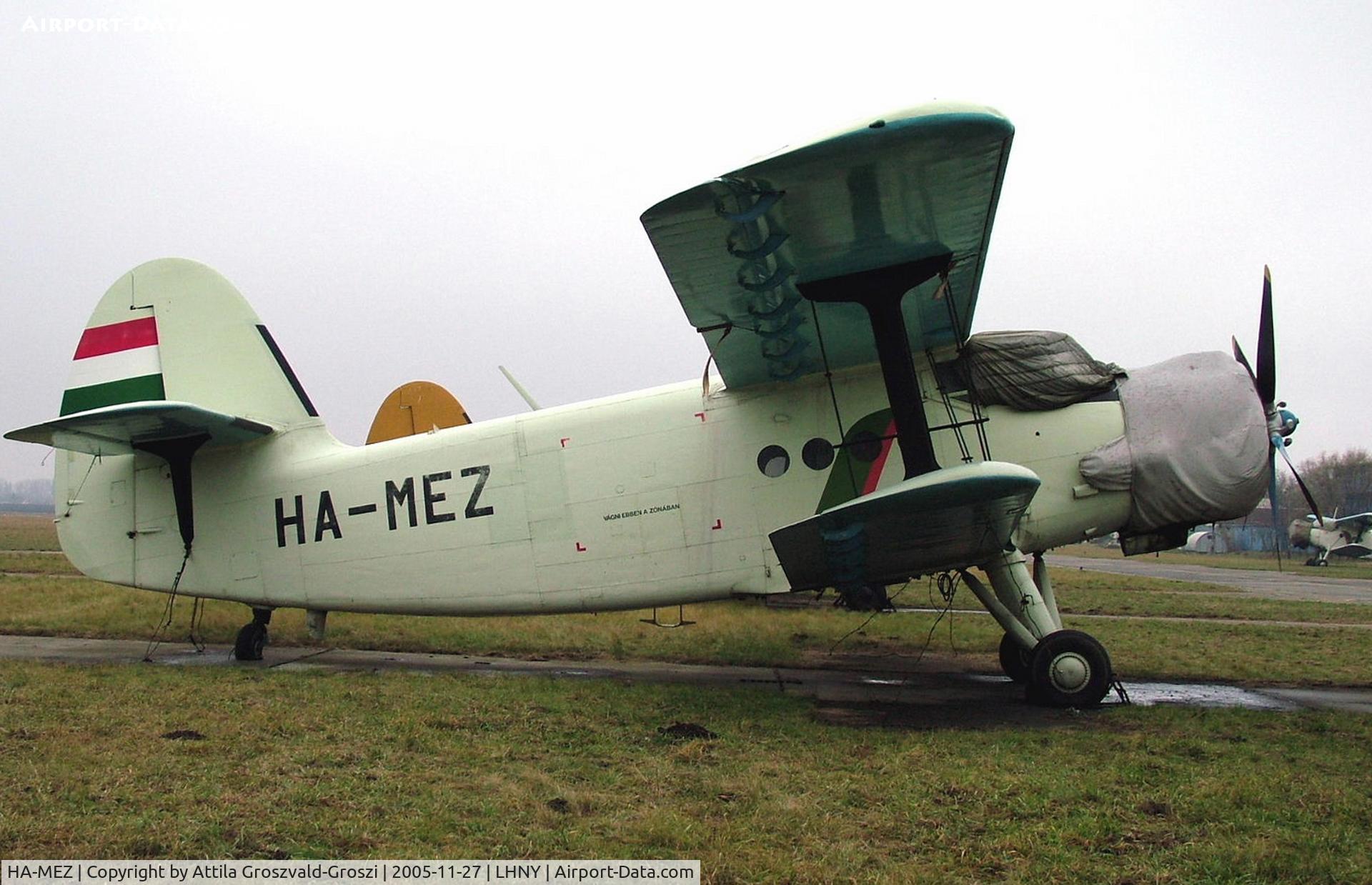 HA-MEZ, 1971 PZL-Mielec An-2R C/N 1G127-27, Nyíregyháza Airport, Hungary