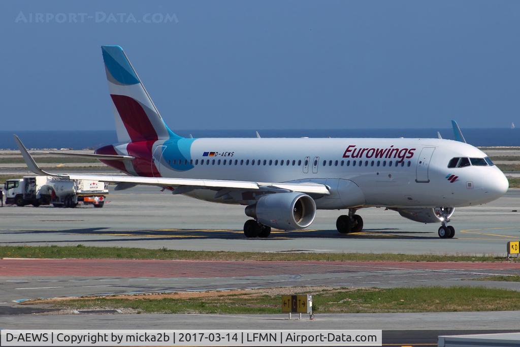 D-AEWS, 2016 Airbus A320-214 C/N 7439, Taxiing