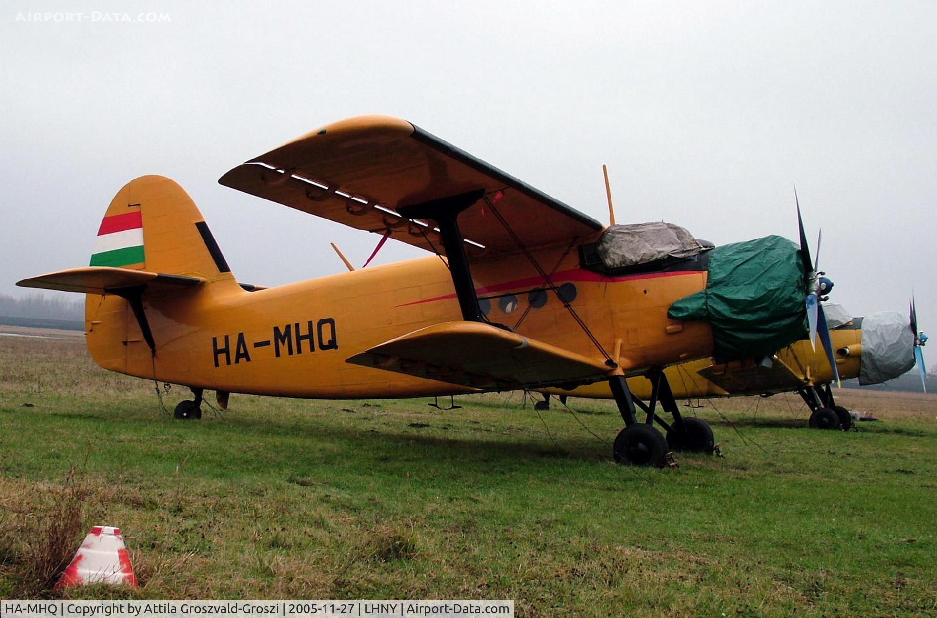 HA-MHQ, 1973 PZL-Mielec An-2R C/N 1G145-42, Nyíregyháza Airport, Hungary