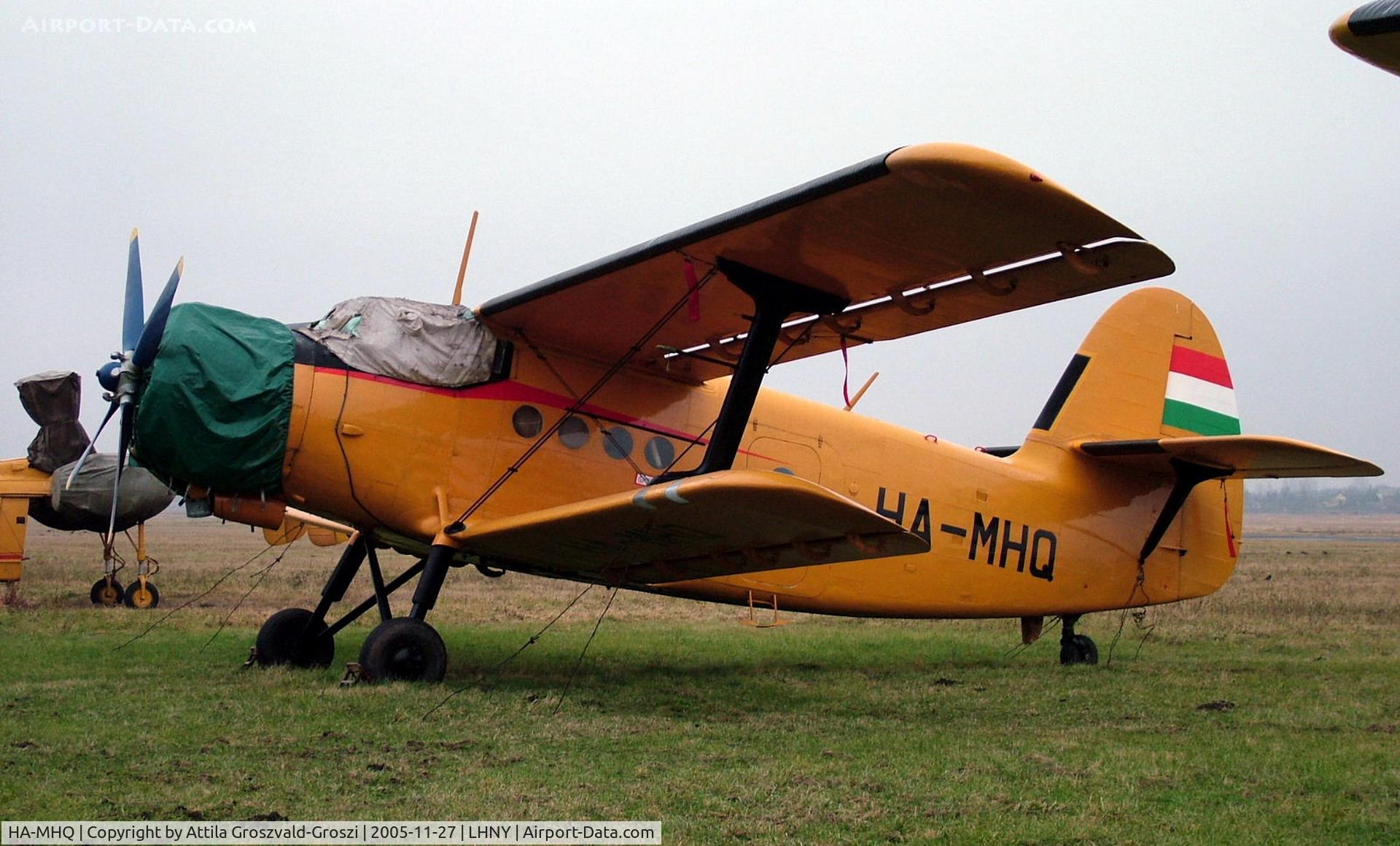 HA-MHQ, 1973 PZL-Mielec An-2R C/N 1G145-42, Nyíregyháza Airport, Hungary
