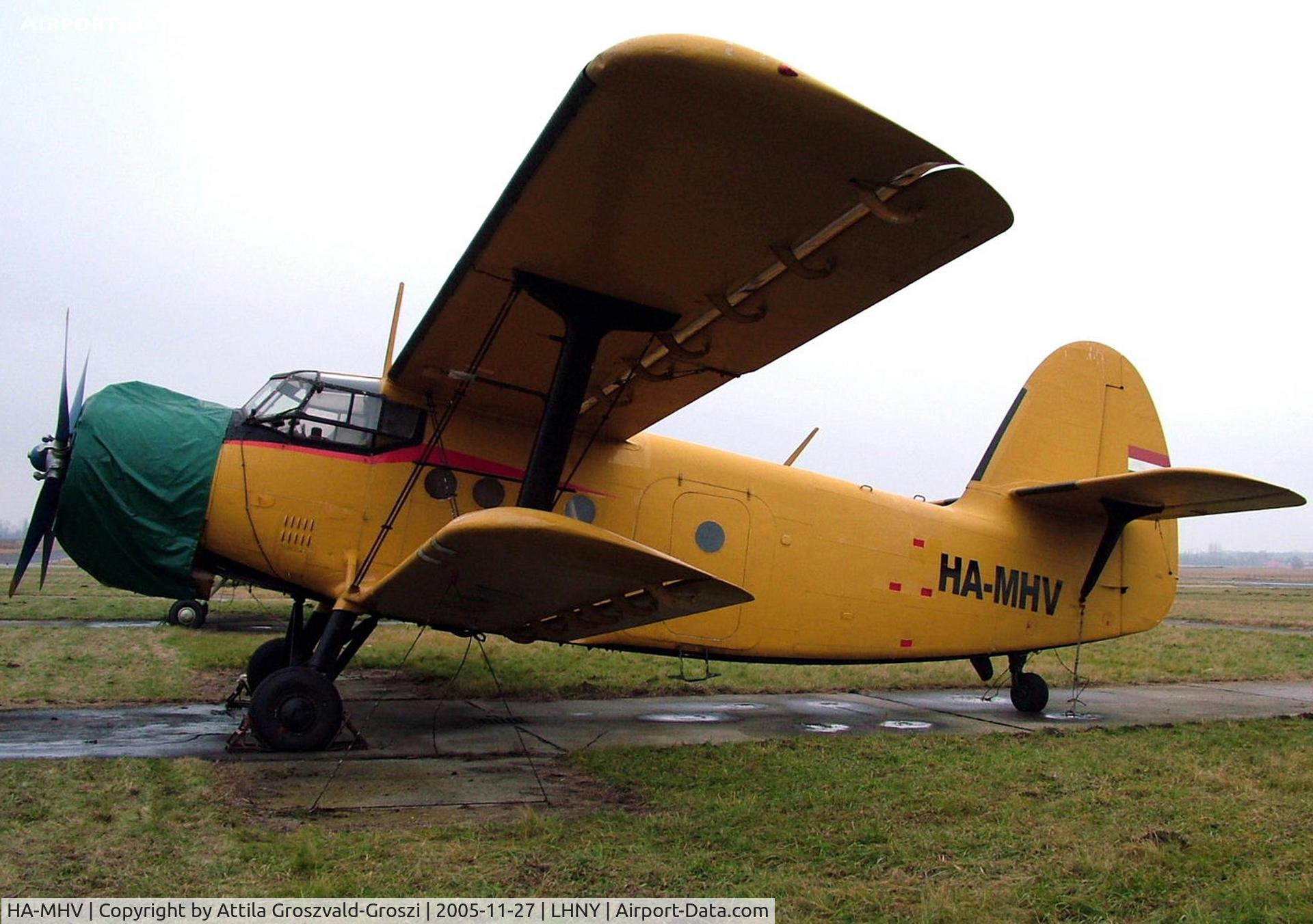 HA-MHV, 1973 PZL-Mielec An-2R C/N 1G154-05, Nyíregyháza Airport, Hungary