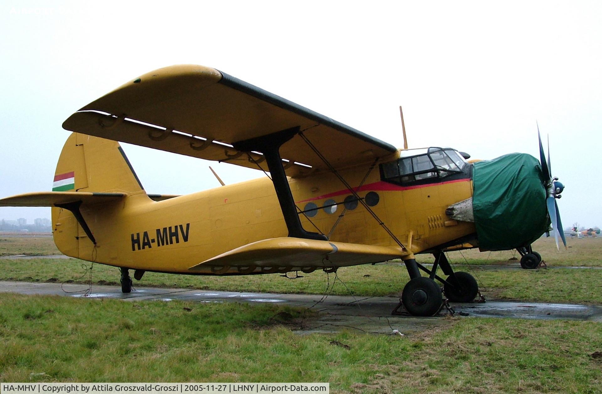 HA-MHV, 1973 PZL-Mielec An-2R C/N 1G154-05, Nyíregyháza Airport, Hungary