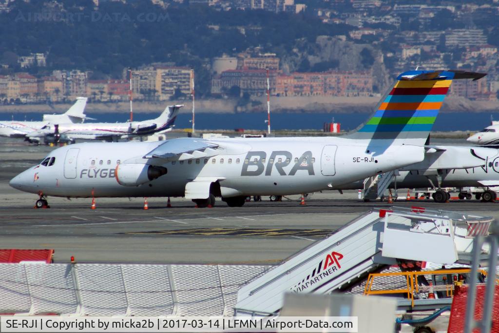 SE-RJI, 1999 British Aerospace Avro 146-RJ100 C/N E3357, Parked