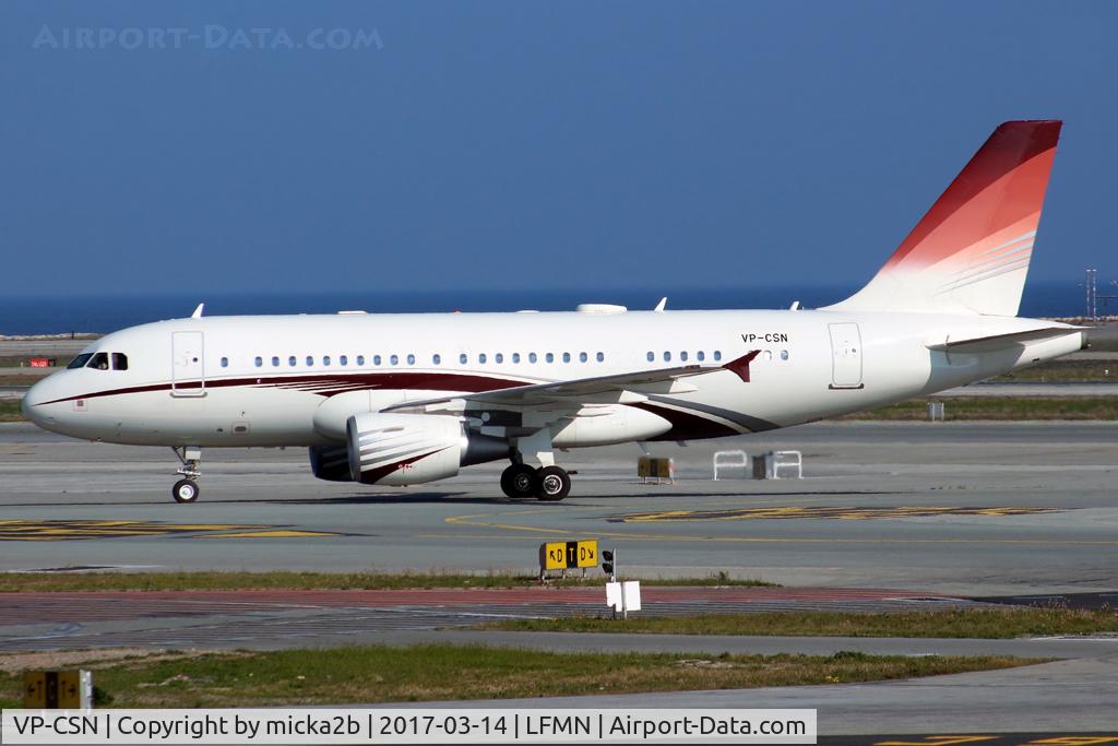 VP-CSN, 2007 Airbus A319-115CJ C/N 3356, Taxiing