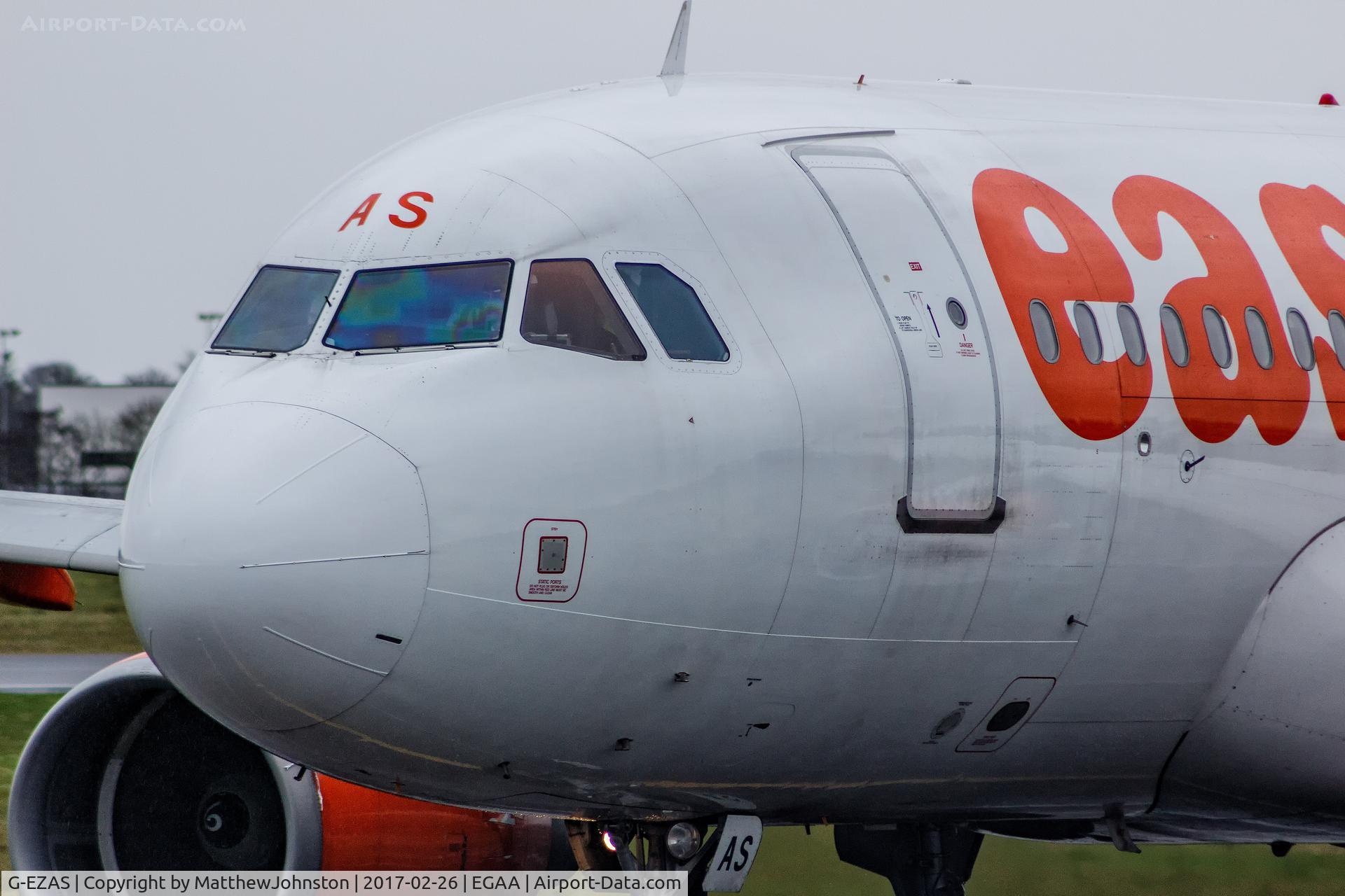 G-EZAS, 2006 Airbus A319-111 C/N 2779, G-EZAS at BFS