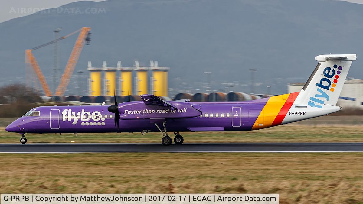 G-PRPB, 2010 Bombardier DHC-8-402 Dash 8 C/N 4333, Flybe