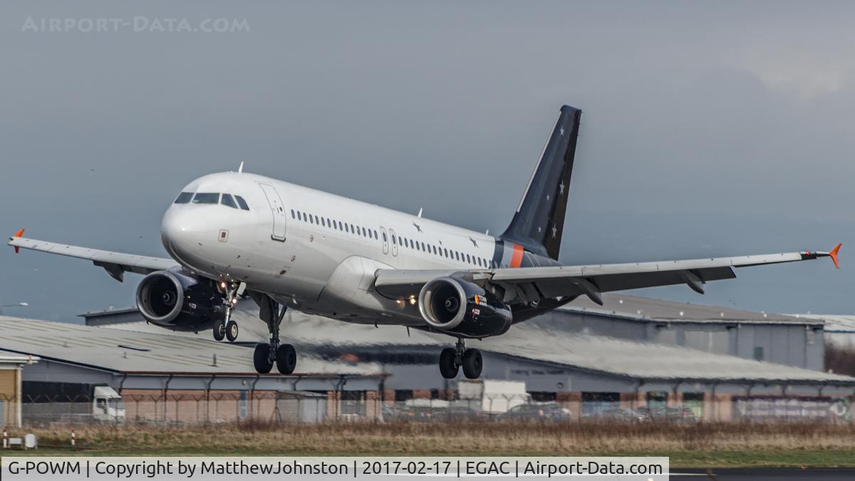 G-POWM, 2005 Airbus A320-232 C/N 2564, G-POWM first visit BHD