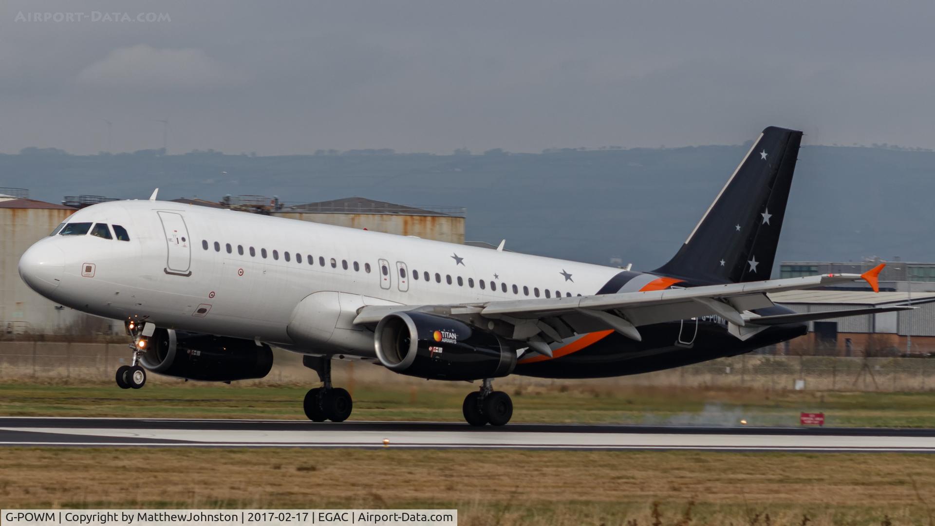 G-POWM, 2005 Airbus A320-232 C/N 2564, G-POWM first visit BHD