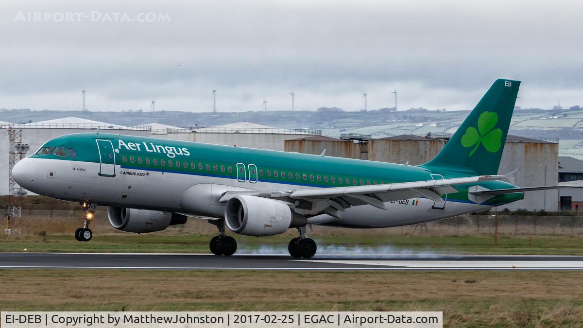 EI-DEB, 2004 Airbus A320-214 C/N 2206, EI-DEB landing