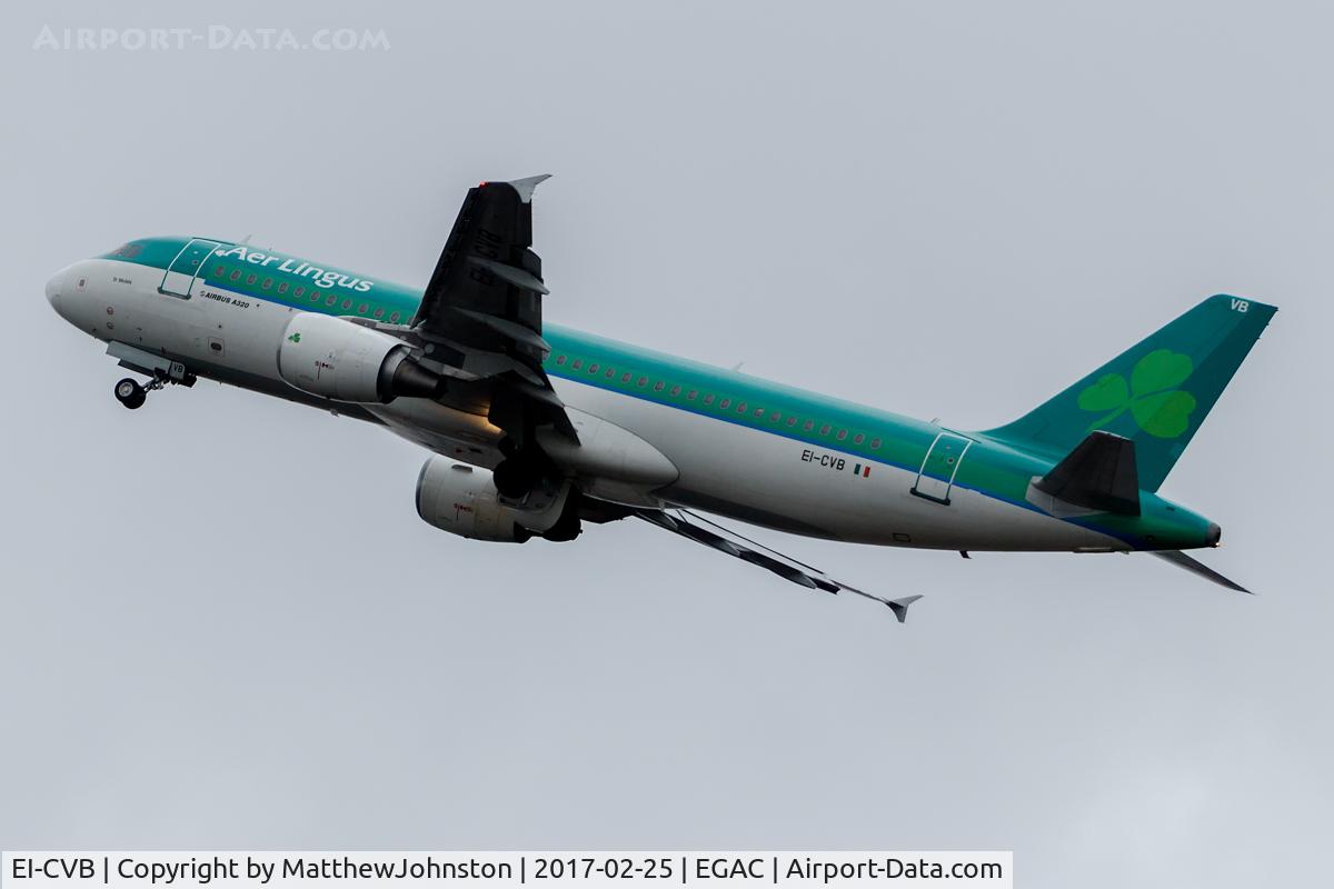 EI-CVB, 2000 Airbus A320-214 C/N 1394, Departing RWY 22