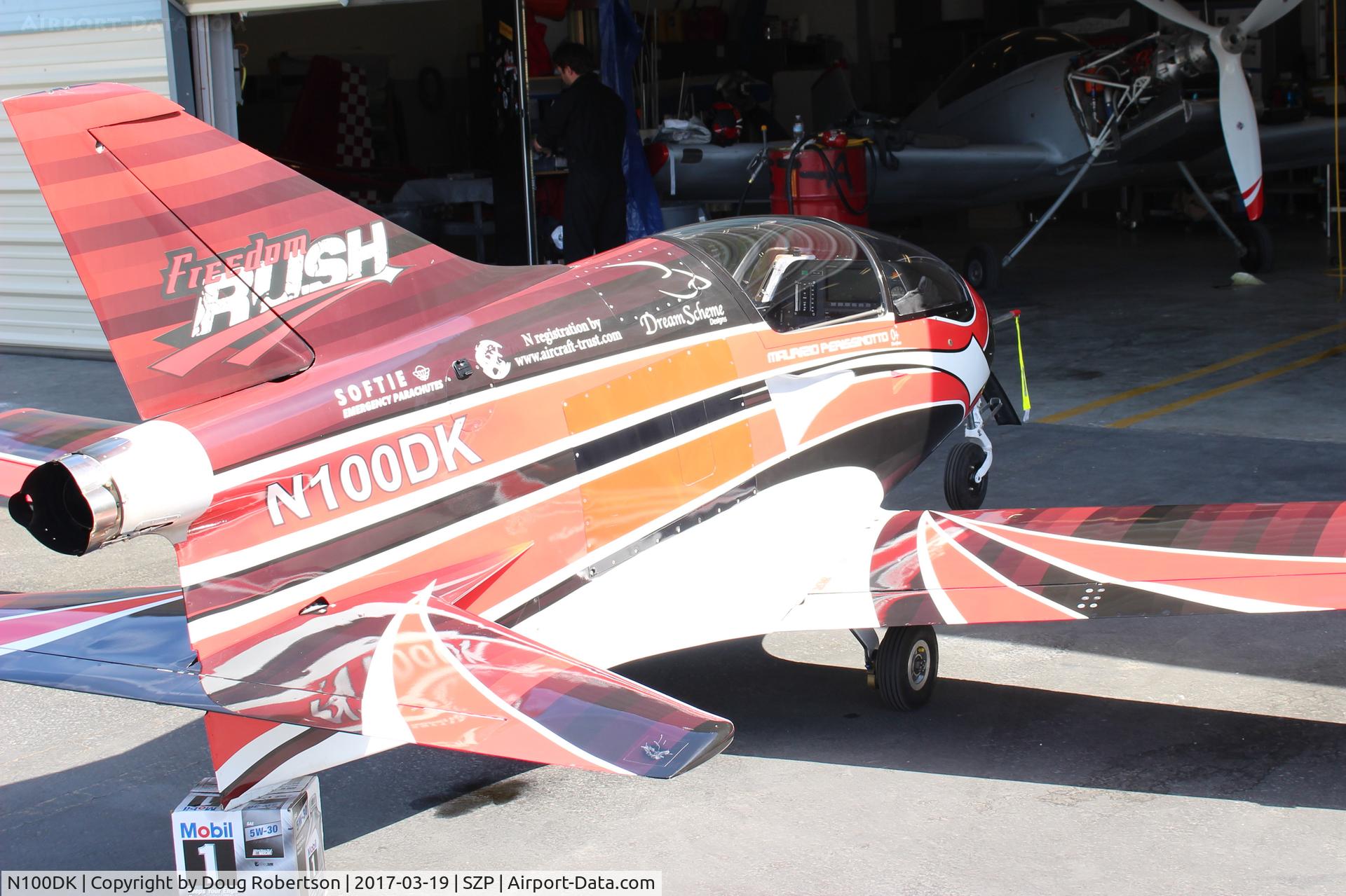 N100DK, 2012 Bede BD-5J C/N 001, 2012 VOGEL KEDAN 1, Quantom Turbo TJ-100B Turbojet, 265 lbs max rated thrust with FADEC, thrust end shown