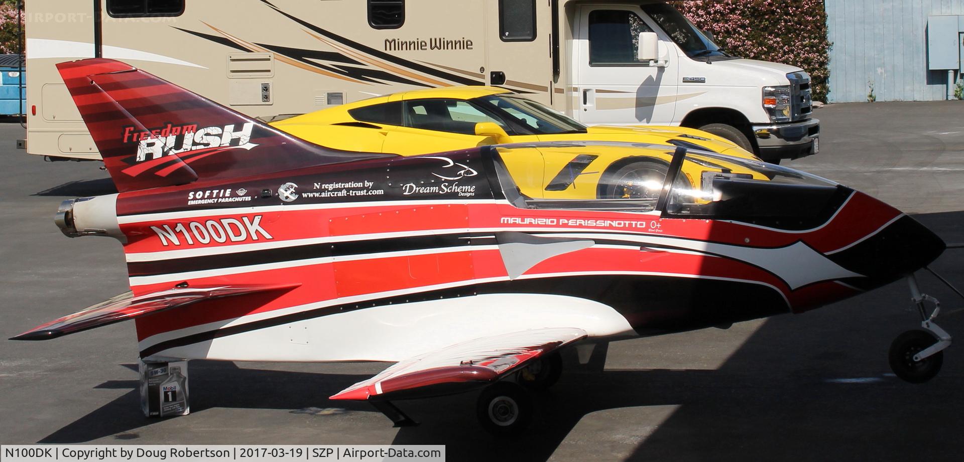 N100DK, 2012 Bede BD-5J C/N 001, 2012 VOGEL KEDAN 1, Quantom Turbo TJ-100B Turbojet, 265 lbs rated thrust with FADEC