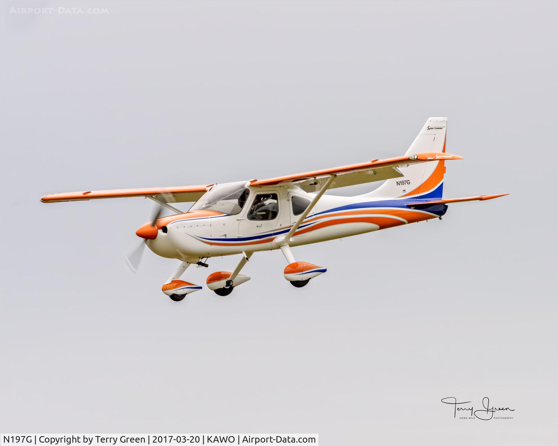 N197G, 2014 Glasair GS-2 Sportsman C/N 7413, KAWO