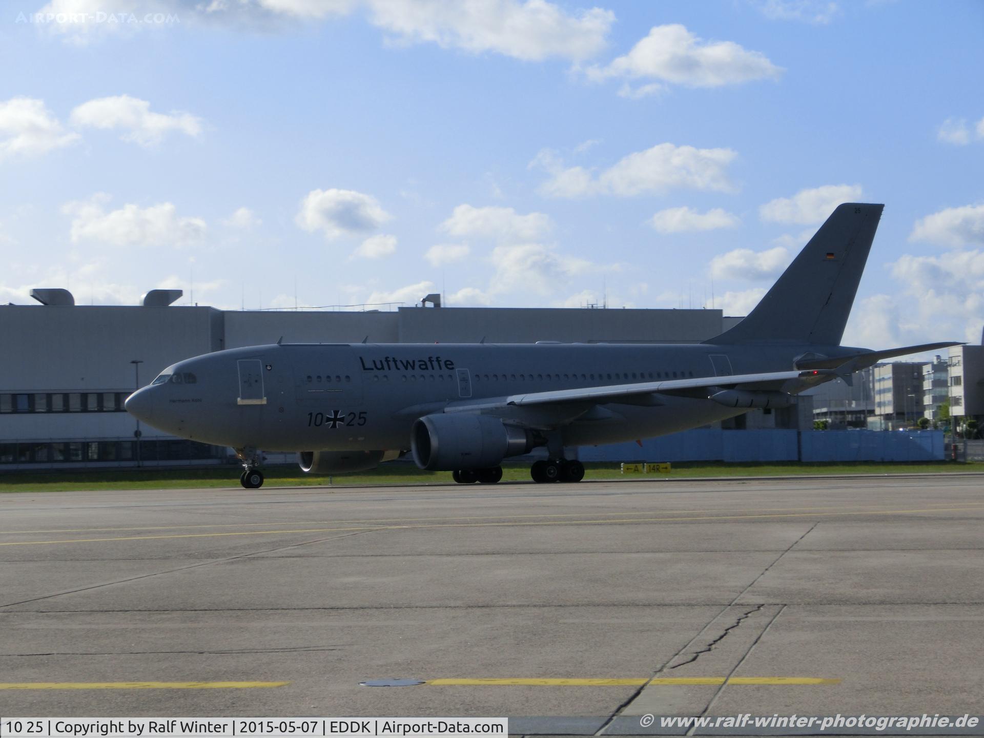 10 25, 1988 Airbus A310-304/MRTT C/N 484, Airbus A310-304 - GAF German Air Force 'Hermann Koehl' - 4437 - 10+25 - 07.05.2015 - CGN