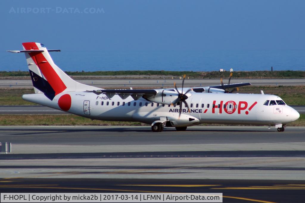 F-HOPL, 2015 ATR 72-600 (72-212A) C/N 1283, Taxiing