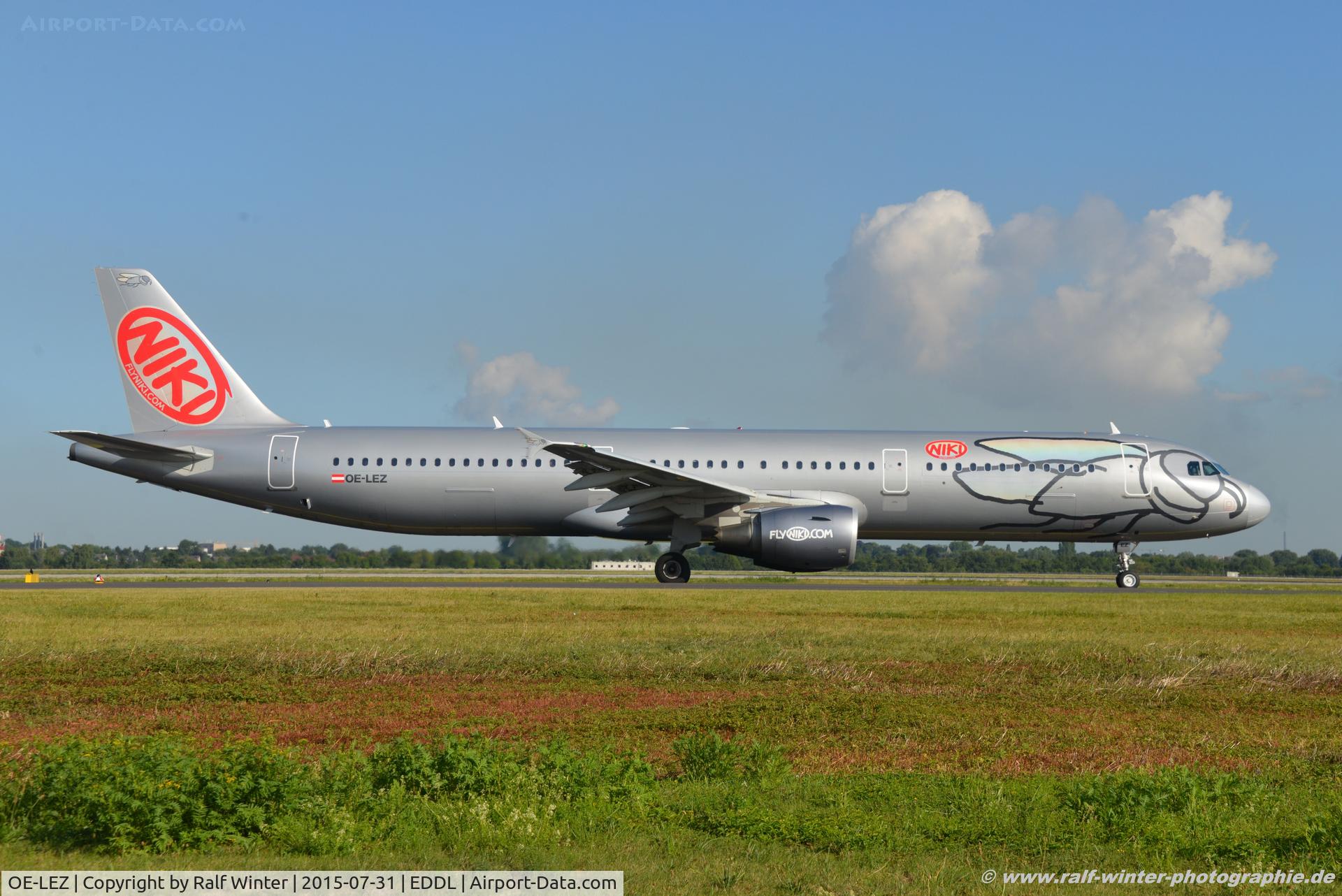 OE-LEZ, 2011 Airbus A321-211 C/N 4648, Airbus A321-211 - HG NLY flyNiki 'Blues' - 4648 - OE-LEZ - 31.07.2015 - DUS
