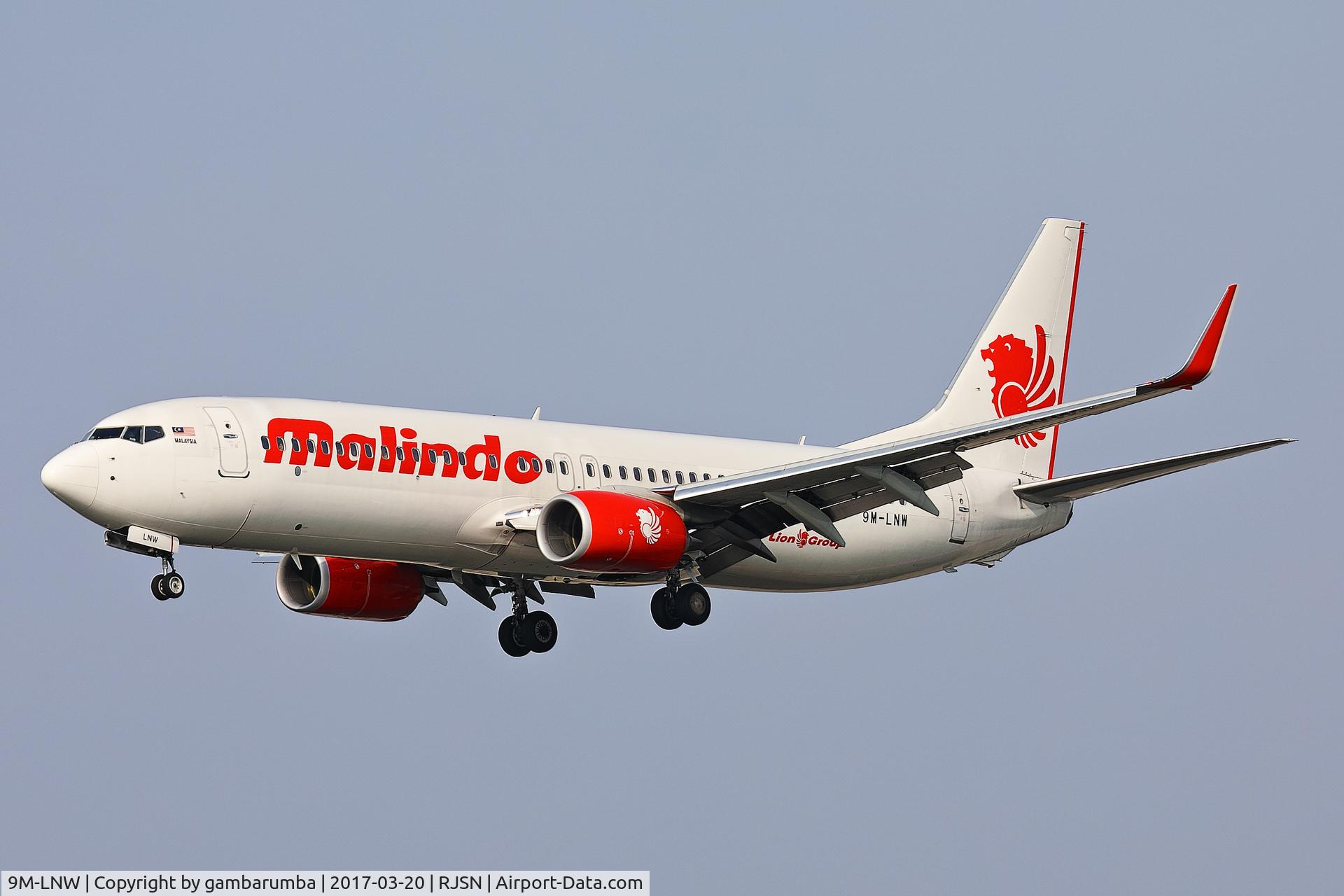 9M-LNW, 2015 Boeing 737-8GP C/N 39875/5616, 9M-LNW
