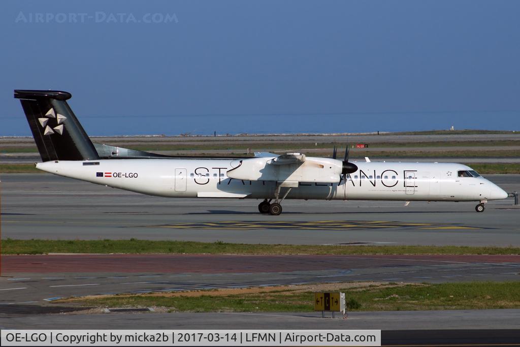 OE-LGO, 2009 De Havilland Canada DHC-8-400Q Dash 8 C/N 4281, Taxiing
