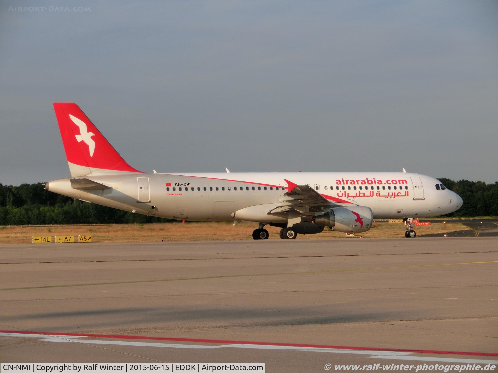 CN-NMI, 2012 Airbus A320-214 C/N 5206, Airbus A320-214 - 3O MAC Air Arabia Maroc - 5206 - CN-NMI - 15.06.2015 - CGN