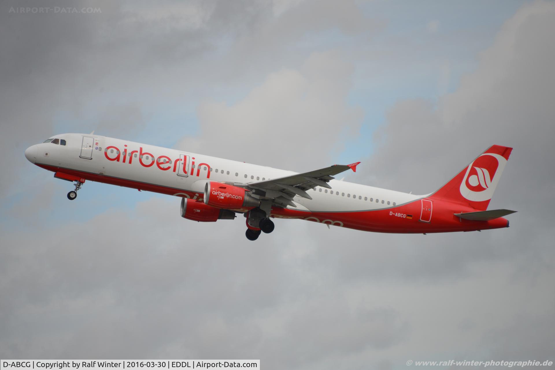 D-ABCG, 2003 Airbus A321-211 C/N 1988, Airbus A321-211 - AB BER Air Berlin - 1988 - D-ABCG - 30.03.2016 - DUS
