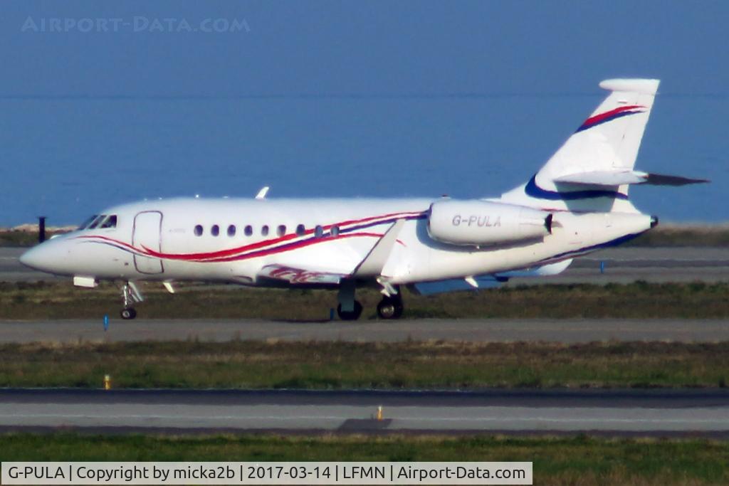 G-PULA, 2014 Dassault Falcon 2000LXS C/N 269, Taxiing