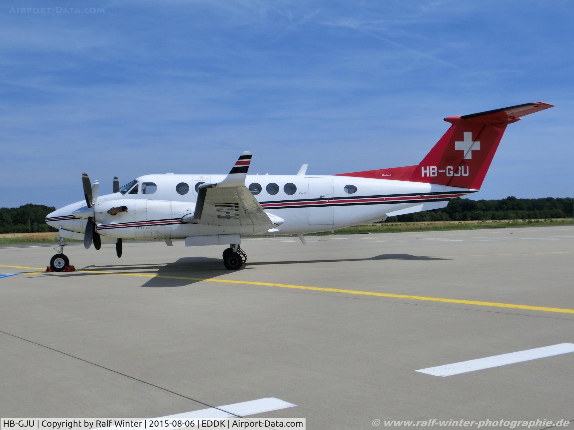 HB-GJU, Raytheon King Air 350 (B300) C/N FL-327, Beechcraft 350 Super King Air - VF International SAGL - FL-327 - HB-GJU - 06.08.2015 - CGN