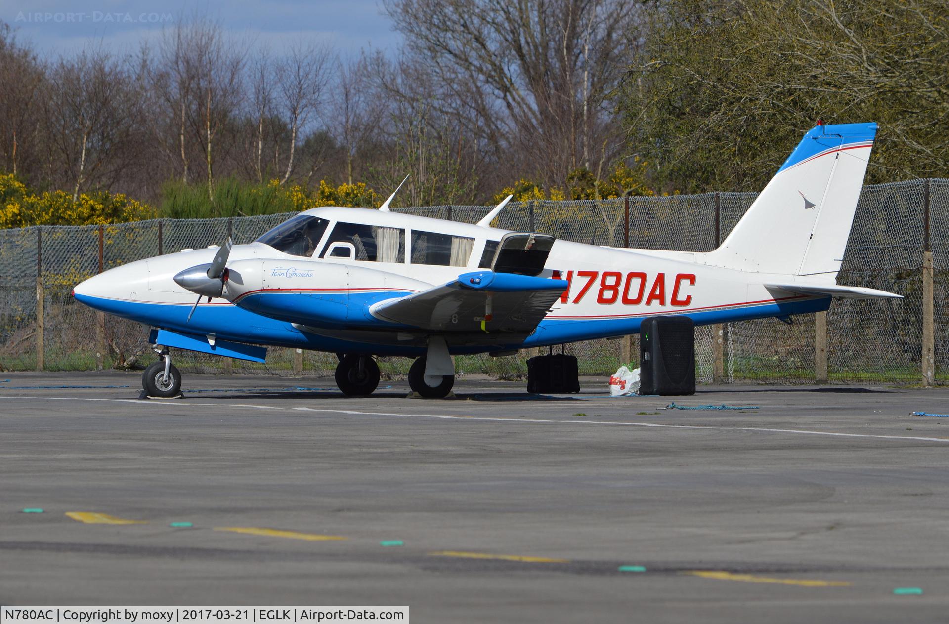 N780AC, 1969 Piper PA-30 Twin Comanche Twin Comanche C/N 30-1967, Piper PA-30 Twin Comanche at Blackbushe.
