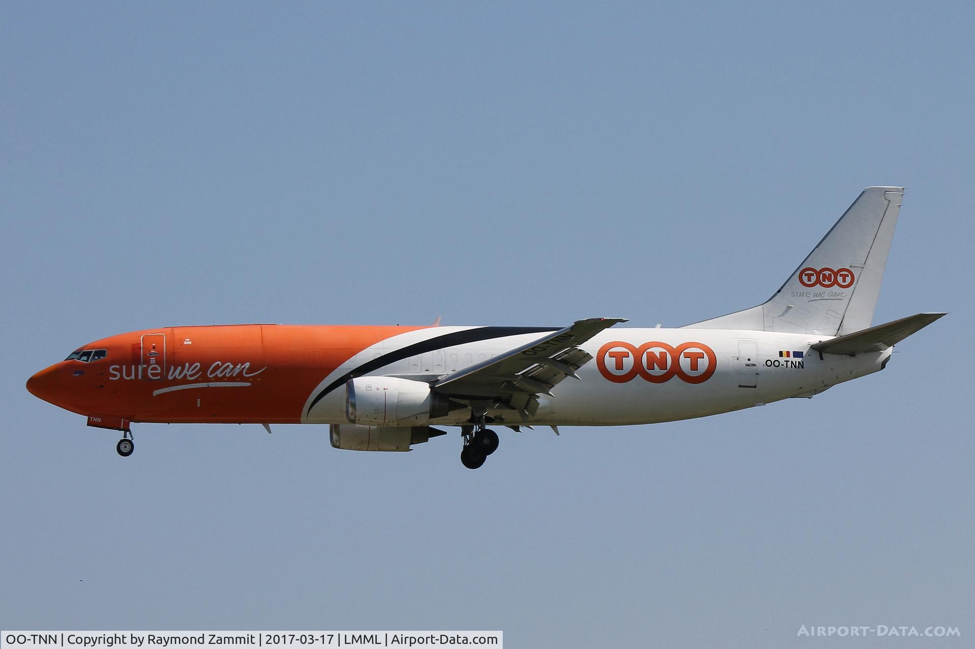 OO-TNN, 1993 Boeing 737-45D C/N 27131, B737-400 OO-TNN TNT Cargo