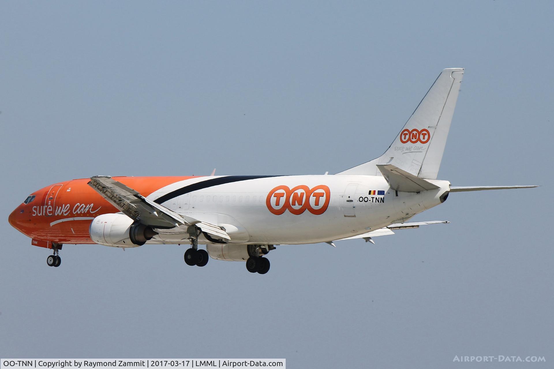 OO-TNN, 1993 Boeing 737-45D C/N 27131, B737-400 OO-TNN TNT Cargo