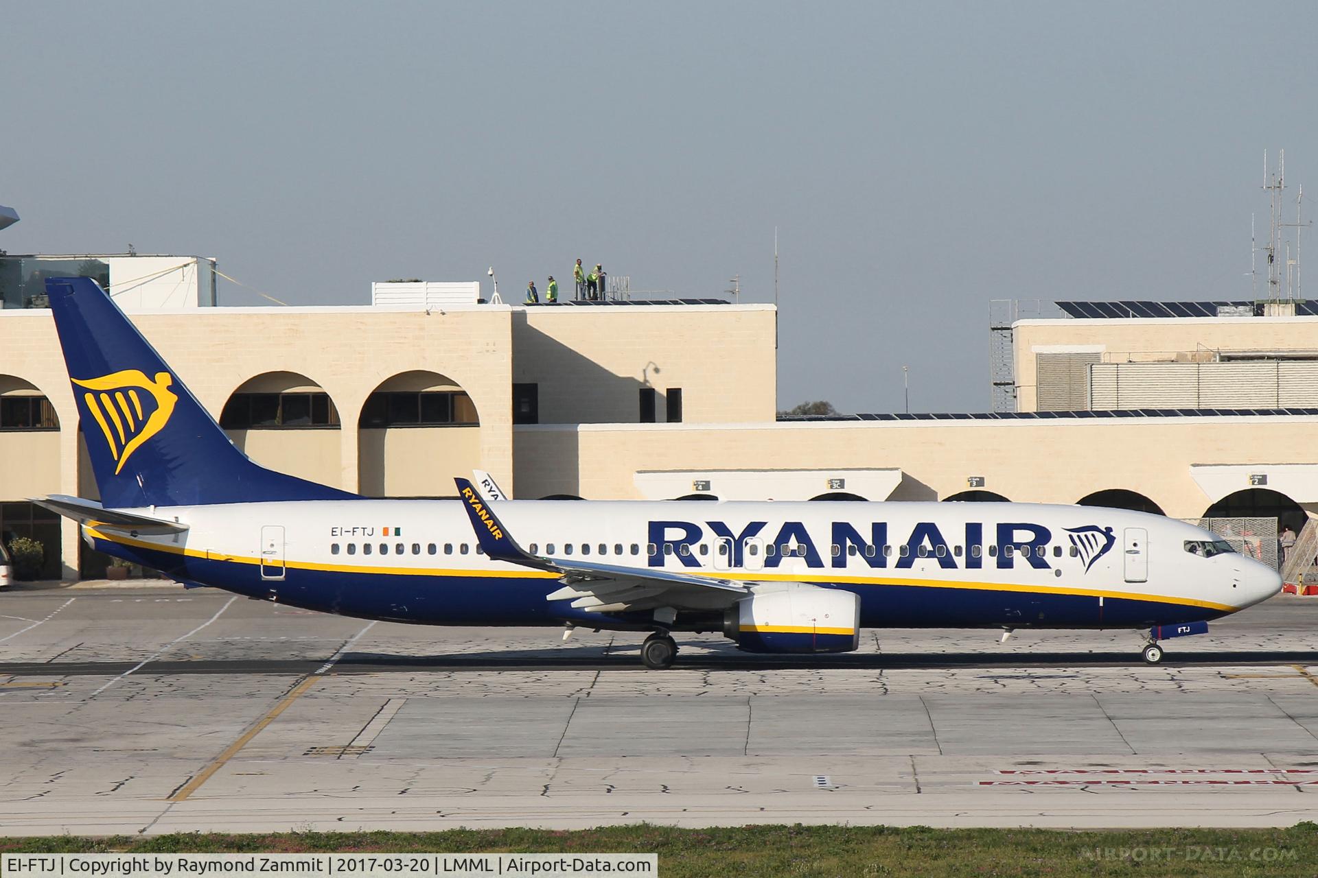 EI-FTJ, 2016 Boeing 737-8AS C/N 44760, B737-800 EI-FTJ Ryanair