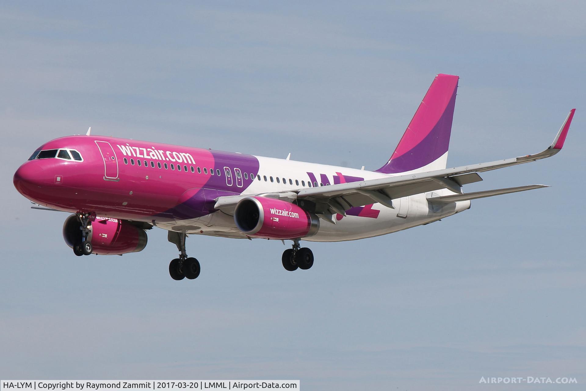 HA-LYM, 2015 Airbus A320-232 C/N 6544, A320 HA-LYM Wizzair