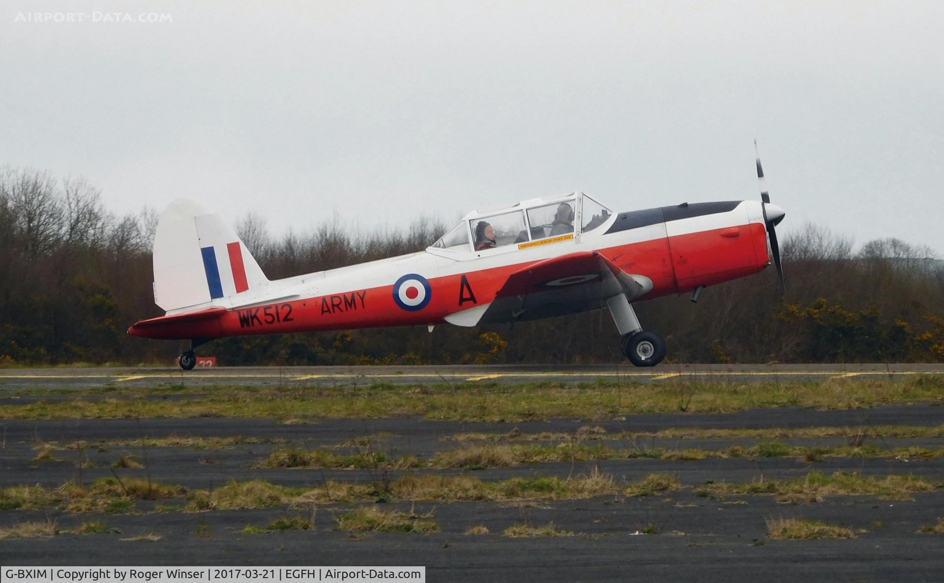 G-BXIM, 1951 De Havilland DHC-1 Chipmunk 22 C/N C1/0548, Visiting Chipmunk still in it's former Army Air Corps markngs (WK512/ARMY/A).