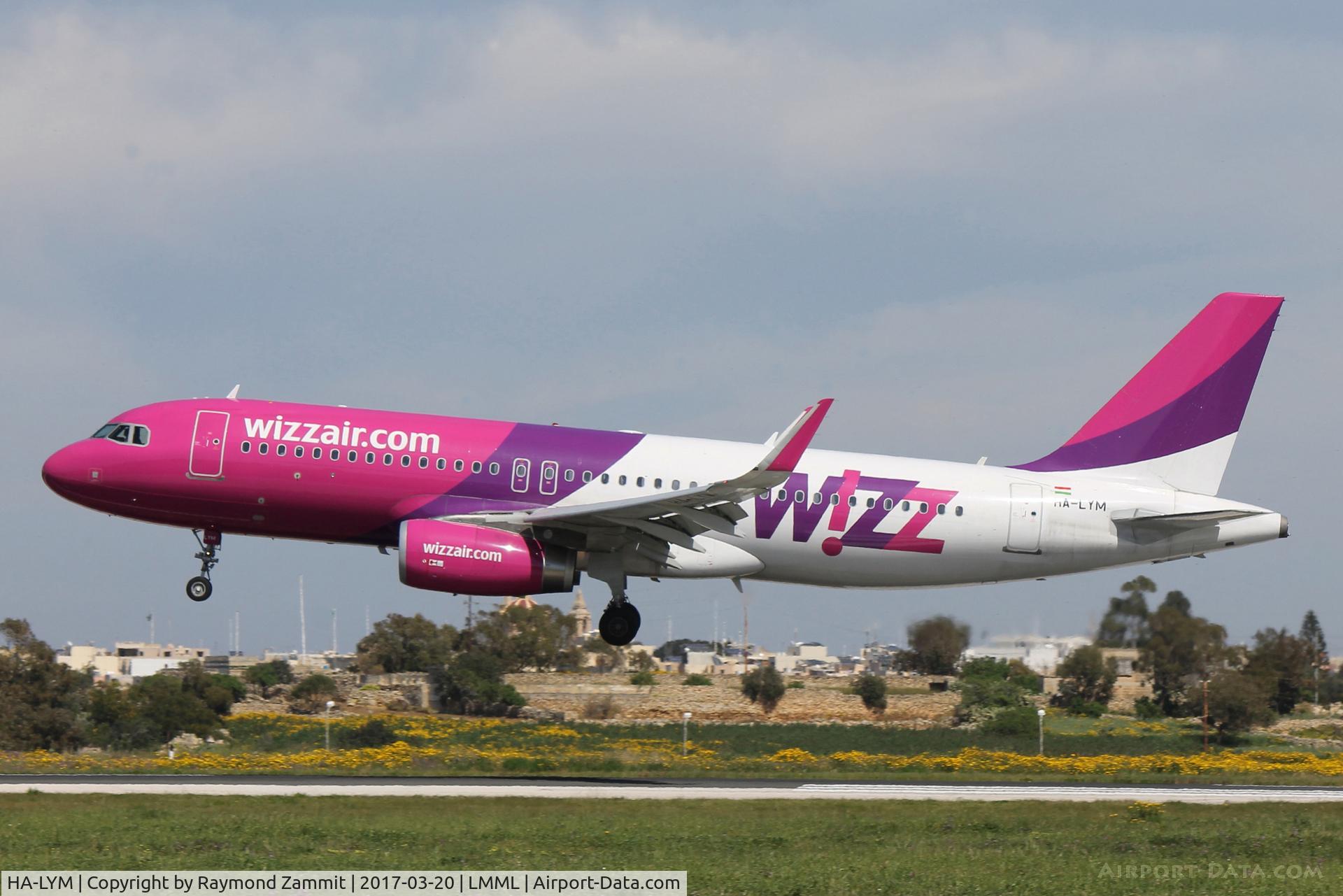 HA-LYM, 2015 Airbus A320-232 C/N 6544, A320 HA-LYM Wizzair