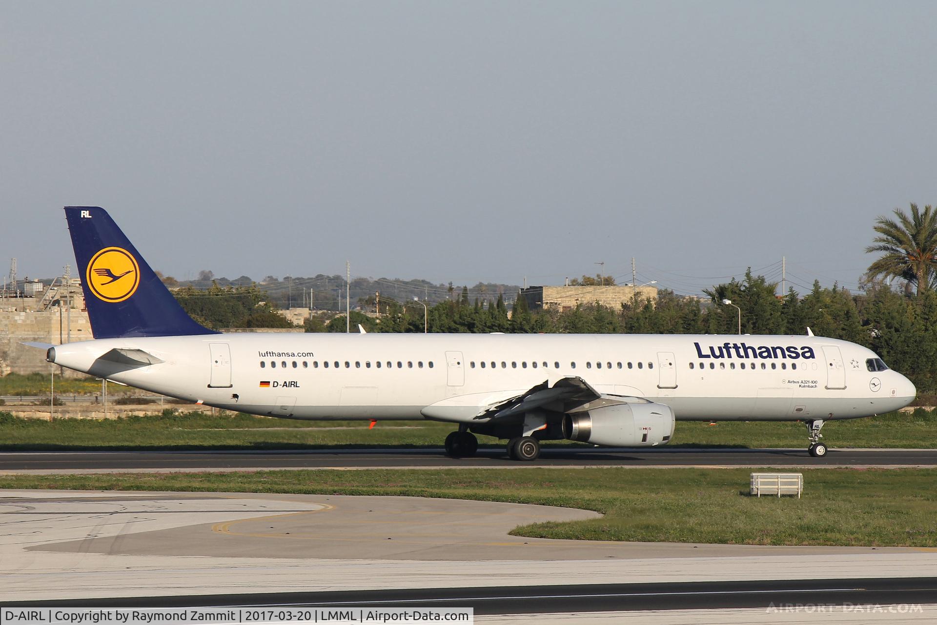 D-AIRL, 1994 Airbus A321-131 C/N 505, A321 D-AIRL Lufthansa