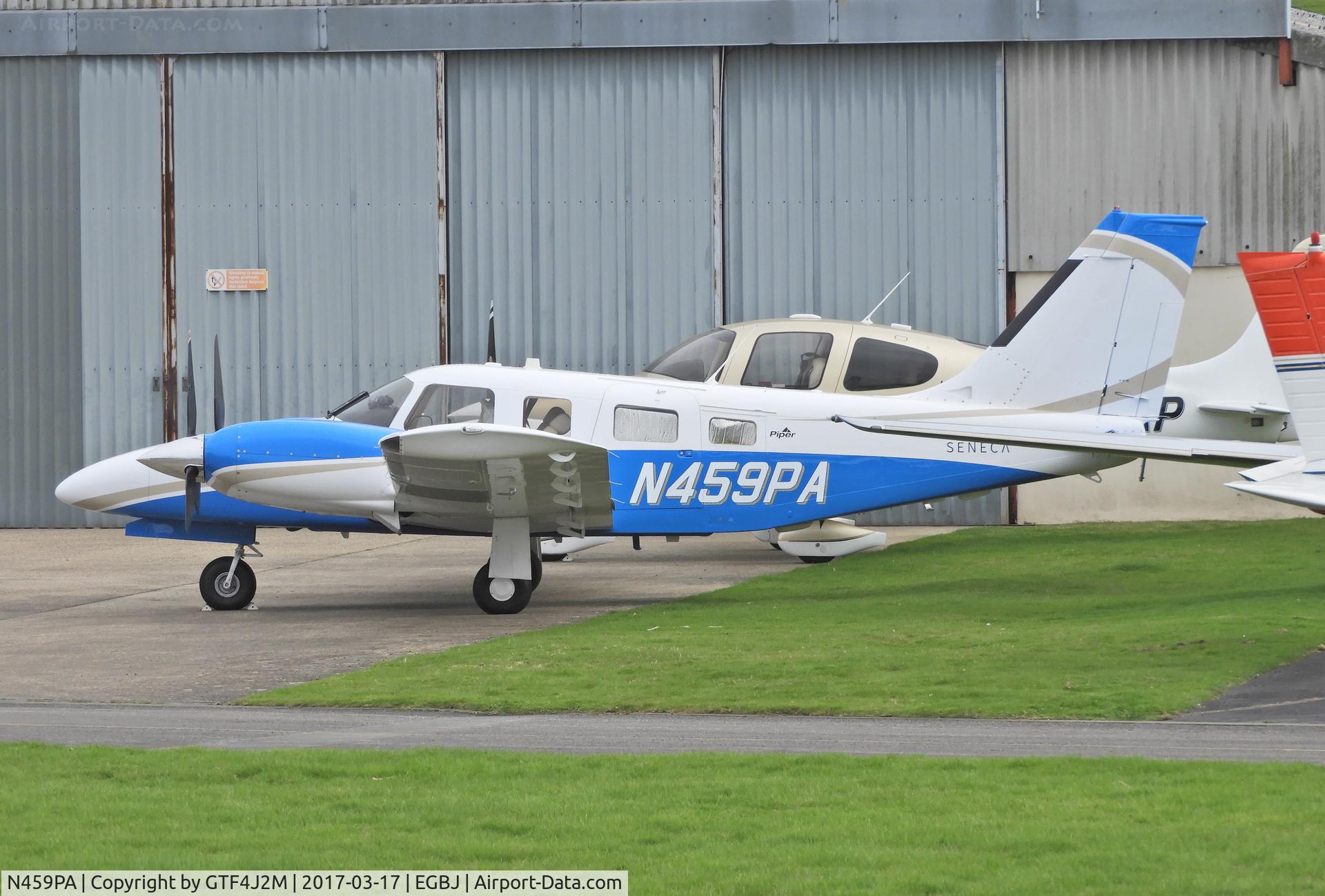 N459PA, 2012 Piper PA-34-220T Seneca V C/N 3449459, N459PA at Staverton 17.3.17