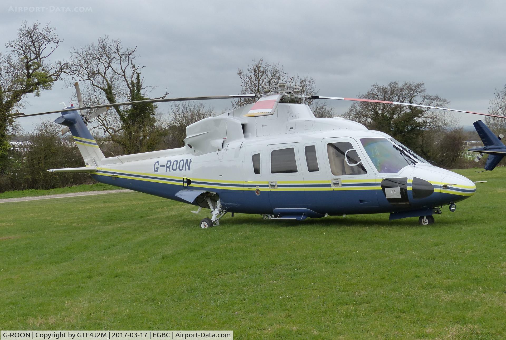 G-ROON, 2010 Keystone Helicopter S-76C C/N 760781, G-ROON at Cheltenham 17.3.17