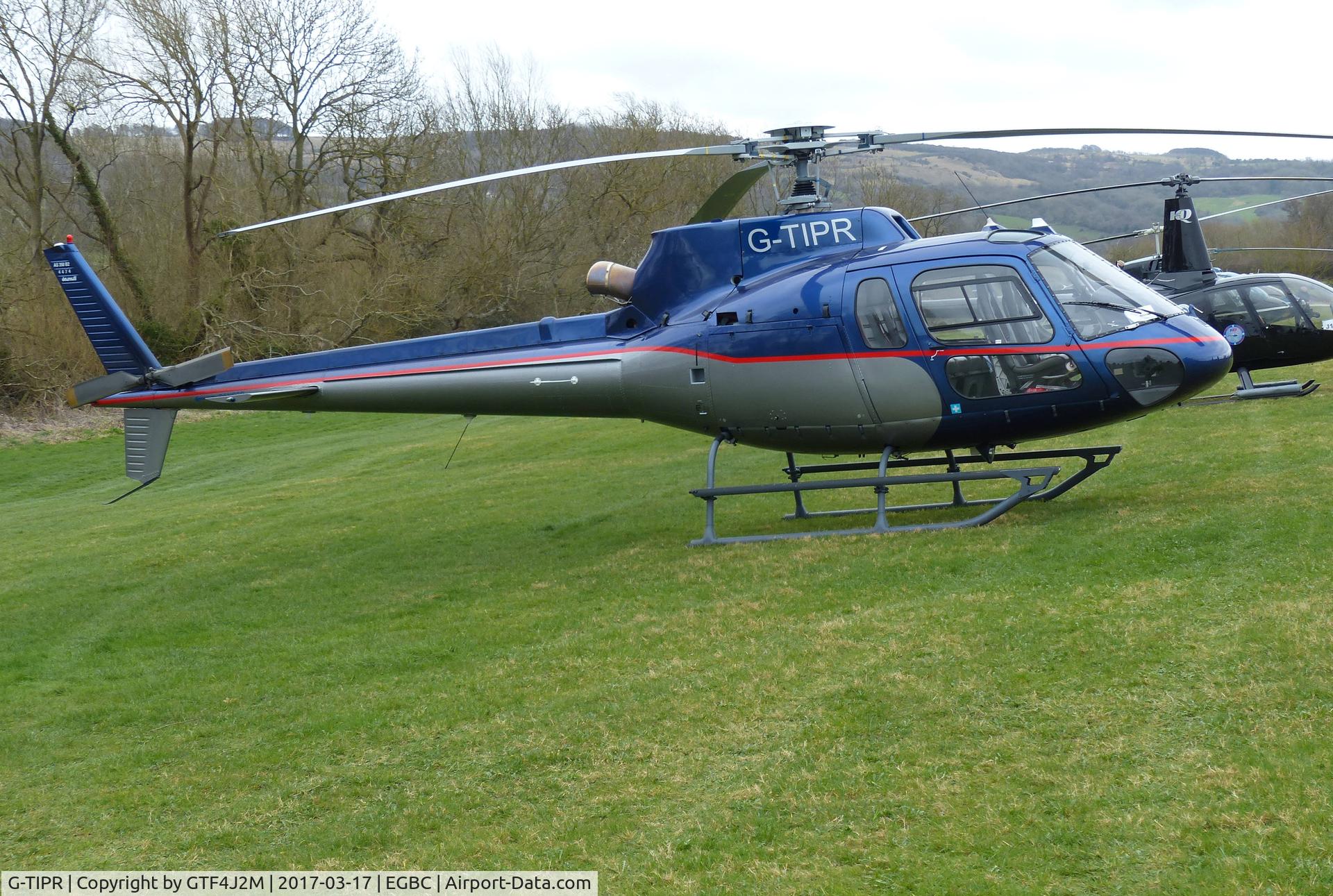 G-TIPR, 2008 Eurocopter AS-350B-2 Ecureuil Ecureuil C/N 4474, G-TIPR at Cheltenham 17.3.17