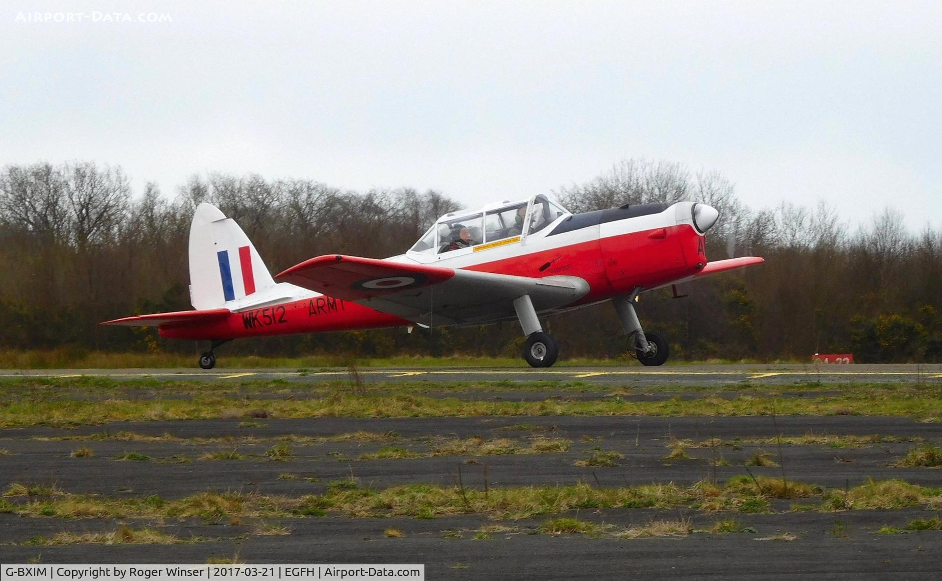 G-BXIM, 1951 De Havilland DHC-1 Chipmunk 22 C/N C1/0548, Visiting Chipmunk still in it's former Army Air Corps markings (WK512/ARMY/A).
