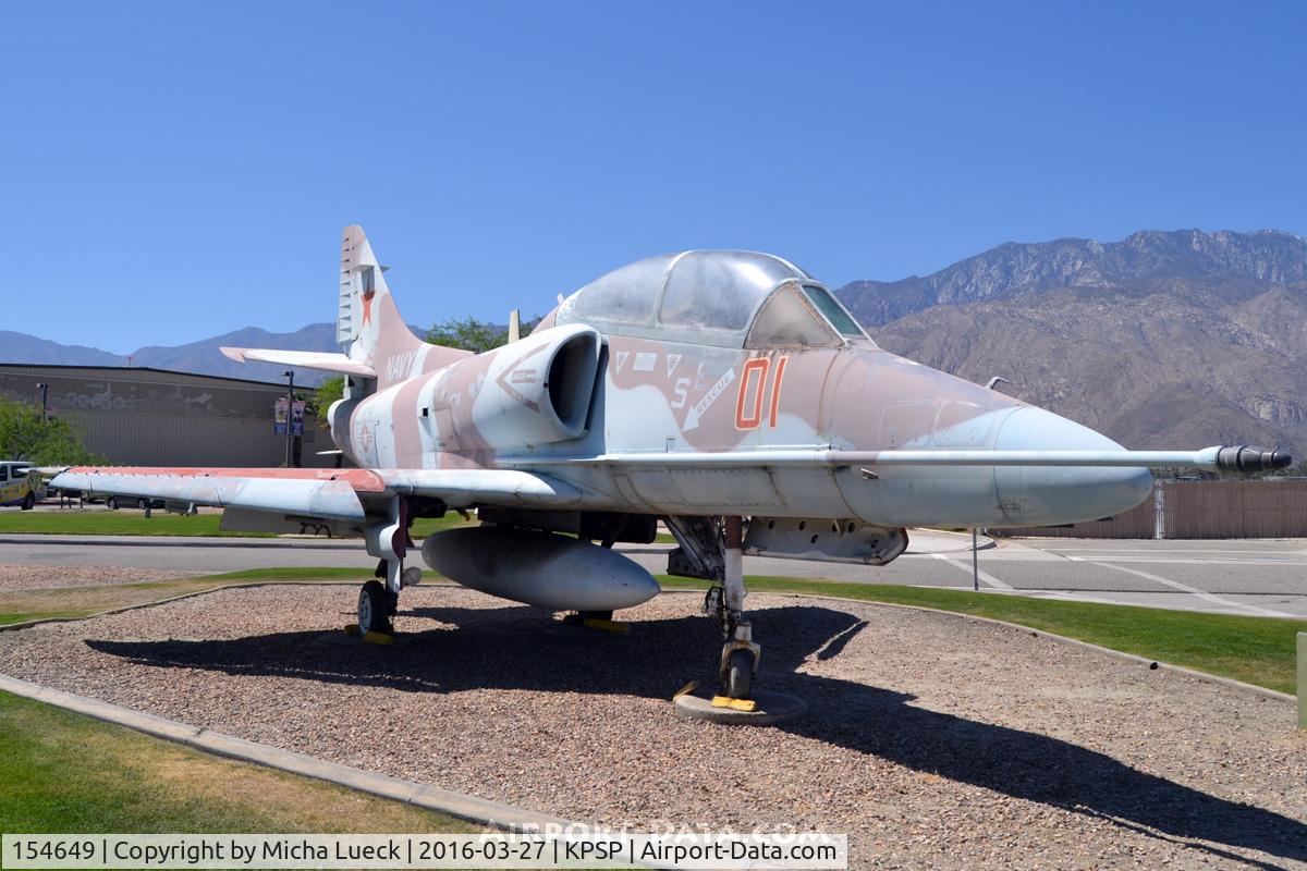 154649, Douglas TA-4J Skyhawk C/N 13767, At the Palm Springs Air Museum