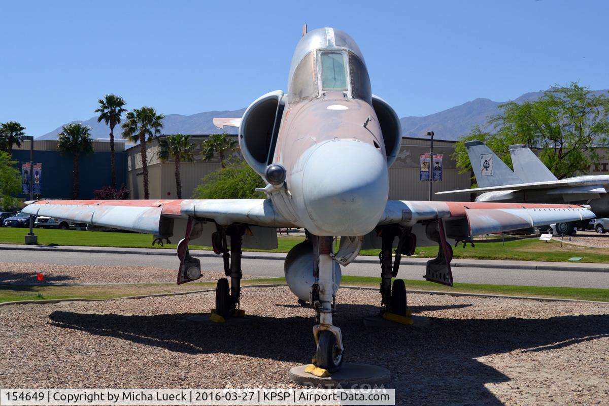 154649, Douglas TA-4J Skyhawk C/N 13767, At the Palm Springs Air Museum