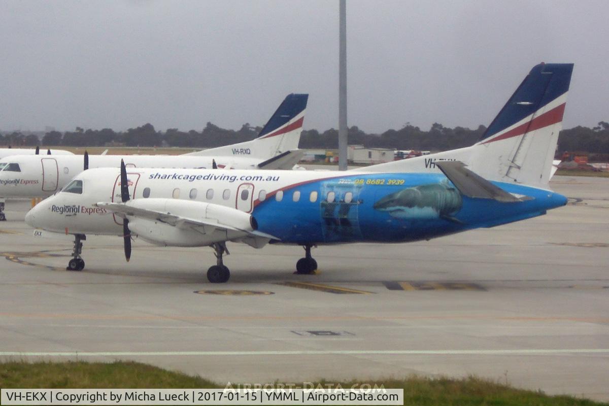 VH-EKX, 1991 Saab 340B C/N 340B-257, Shark Cage Diving
