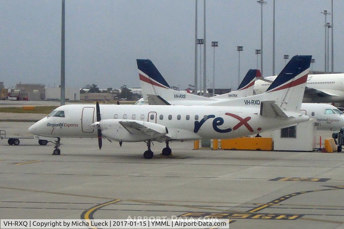 VH-RXQ, 1990 Saab 340B C/N 340B-200, At Melbourne