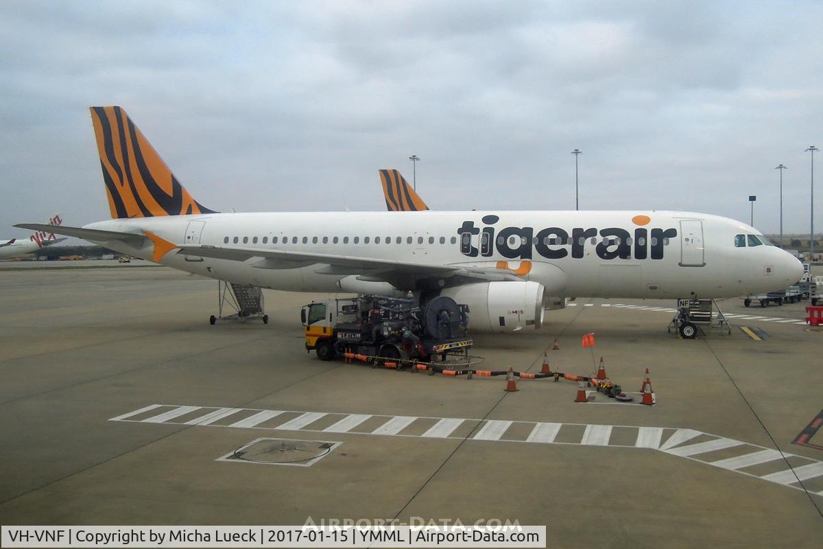 VH-VNF, 2007 Airbus A320-232 C/N 3332, At Melbourne
