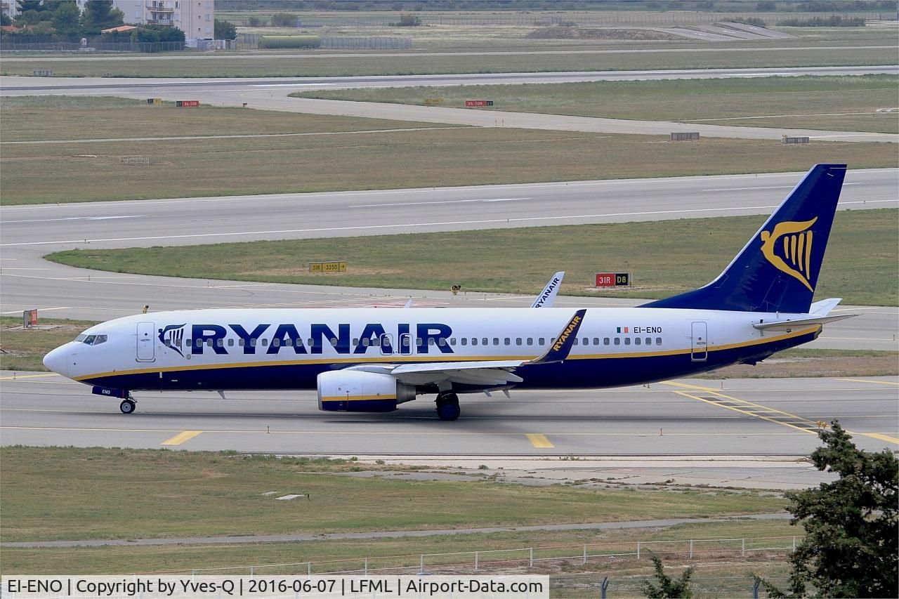 EI-ENO, 2010 Boeing 737-8AS C/N 40302, Boeing 737-8AS, Holding point rwy 31R, Marseille-Provence Airport (LFML-MRS)